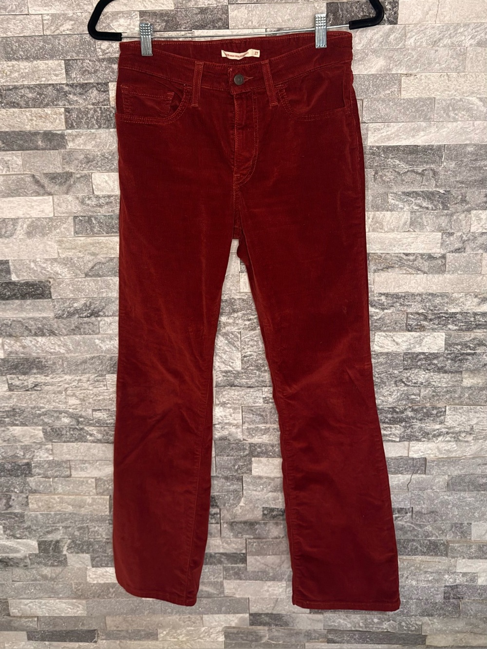 Levi's Women's Boot Cut Corduroy Jeans in Deep Burgundy